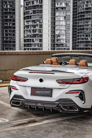 Buy Now AUTHENTIC SOOQOO CARBON BODY KIT for BMW 8 SERIES G14 G15 CONVERTIBLE CABRIOLET CABRIO 2018+ and upgrade car parts from SIR Tuning at the Best Price. Headlights, Tail lights, Bodykits, Navigations, body kit and more - Fast & Free Shipping within Europe, US & Worldwide.