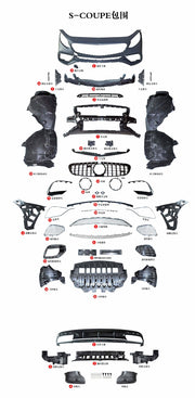 Buy Now BODY KIT for MERCEDES BENZ S CLASS COUPE C217 2015 - 2021 and upgrade car parts from SIR Tuning at the Best Price. Headlights, Tail lights, Bodykits, Navigations, body kit and more - Fast & Free Shipping within Europe, US & Worldwide.