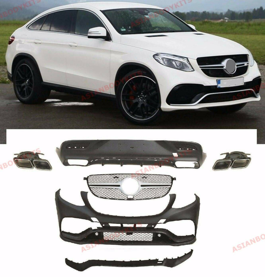 Buy Now CONVERSION GLE 63 COUPE AMG C292 BODY KIT for MERCEDES BENZ GLE 400 450 500 COUPE AMG C292 2015 - 2019 and upgrade car parts from SIR Tuning at the Best Price. Headlights, Tail lights, Bodykits, Navigations, body kit and more - Fast & Free Shipping within Europe, US & Worldwide.