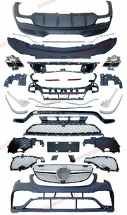 Buy Now CONVERSION GLE 63 COUPE AMG C292 BODY KIT for MERCEDES BENZ GLE 400 450 500 COUPE AMG C292 2015 - 2019 and upgrade car parts from SIR Tuning at the Best Price. Headlights, Tail lights, Bodykits, Navigations, body kit and more - Fast & Free Shipping within Europe, US & Worldwide.