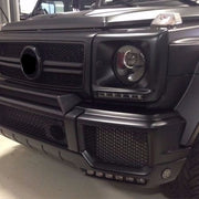 Buy Now Headlights for MERCEDES-BENZ G-Class W463 Black BI xenon + Black LED DRL HELLA B-style and upgrade car parts from SIR Tuning at the Best Price. Headlights, Tail lights, Bodykits, Navigations, Carbon body kit and more - Fast & Free Shipping within Europe, US & Worldwide.
