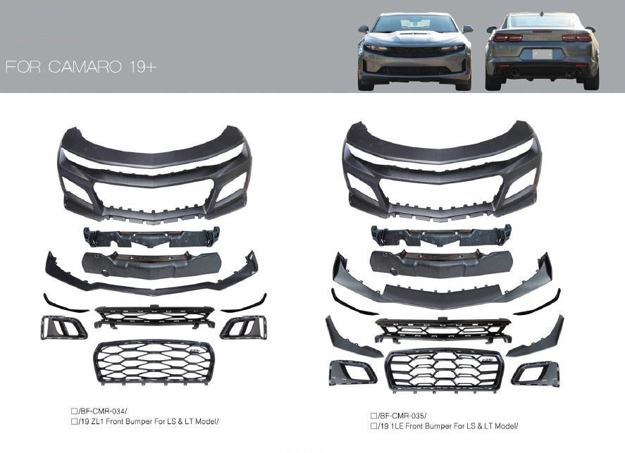 Buy Now FRONT BUMPER for CHEVROLET CAMARO 2019+ and upgrade car parts from SIR Tuning at the Best Price. Headlights, Tail lights, Bodykits, Navigations, body kit and more - Fast & Free Shipping within Europe, US & Worldwide.