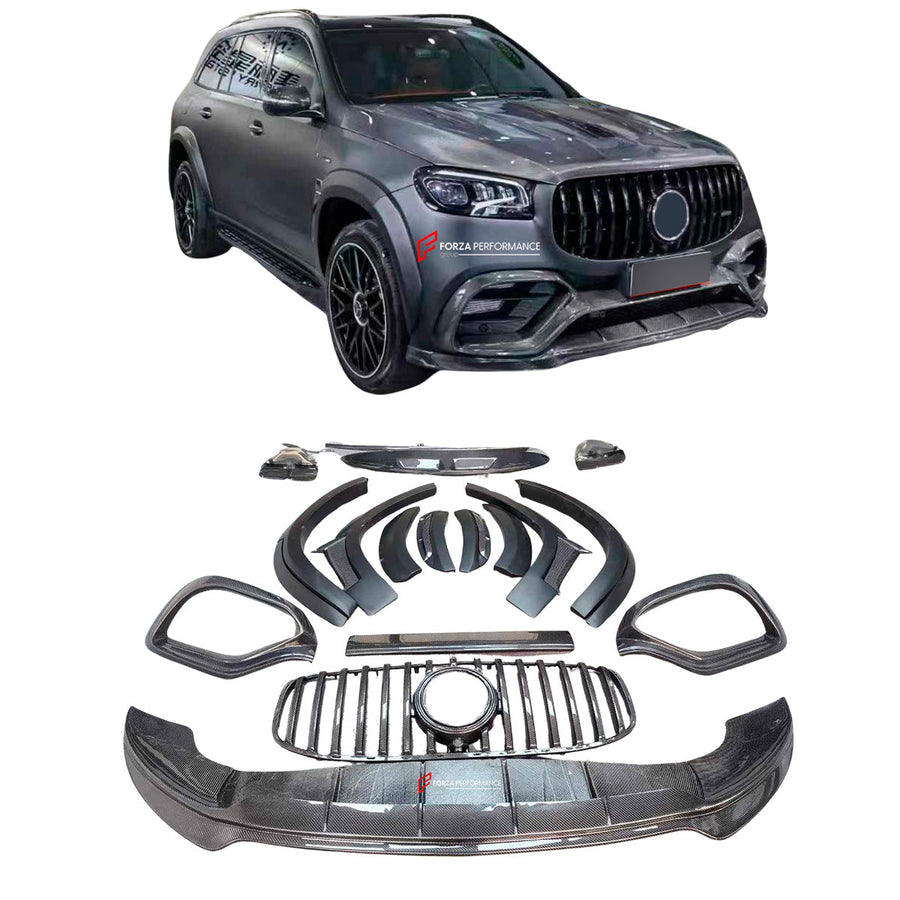 Buy Now CARBON BODY KIT for MERCEDES-BENZ GLS63 AMG X167 2020+ and upgrade car parts from SIR Tuning at the Best Price. Headlights, Tail lights, Bodykits, Navigations, body kit and more - Fast & Free Shipping within Europe, US & Worldwide.
