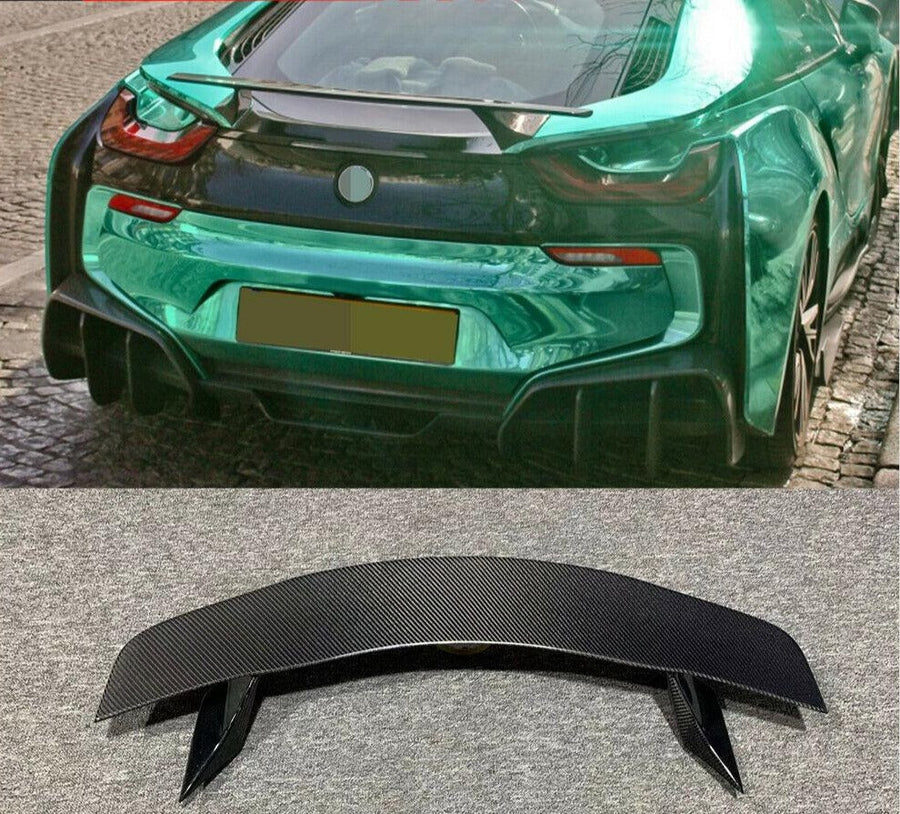 Buy Now CARBON FIBER REAR WING SPOILER for BMW I8 I12 COUPE 2014 - 2020 and upgrade car parts from SIR Tuning at the Best Price. Headlights, Tail lights, Bodykits, Navigations, body kit and more - Fast & Free Shipping within Europe, US & Worldwide.