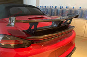 Buy Now CARBON FIBER REAR WING SPOILER for PORSCHE 718 BOXSTER 982 2016+ and upgrade car parts from SIR Tuning at the Best Price. Headlights, Tail lights, Bodykits, Navigations, body kit and more - Fast & Free Shipping within Europe, US & Worldwide.