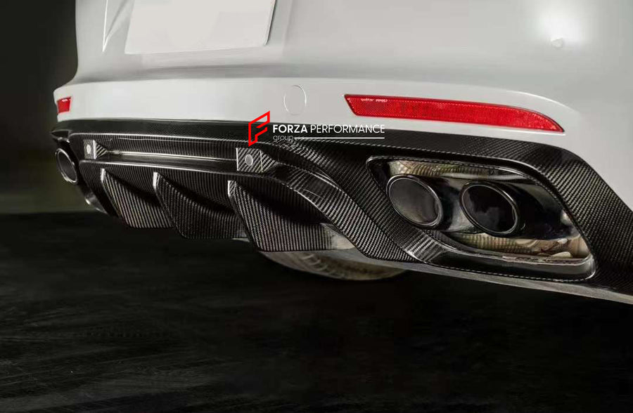 Buy Now CARBON REAR DIFFUSER for PORSCHE PANAMERA 971 2016+ and upgrade car parts from SIR Tuning at the Best Price. Headlights, Tail lights, Bodykits, Navigations, Carbon body kit and more - Fast & Free Shipping within Europe, US & Worldwide.
