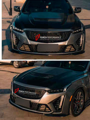 Buy Now CARBON FIBER HOOD FOR CADILLAC CT5 2019 - 2024 and upgrade car parts from SIR Tuning at the Best Price. Headlights, Tail lights, Bodykits, Navigations, body kit and more - Fast & Free Shipping within Europe, US & Worldwide.
