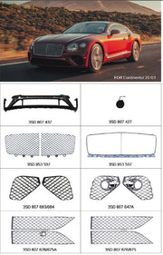 Buy Now FRONT PARTS for BENTLEY CONTINENTAL GT 2017+ and upgrade car parts from SIR Tuning at the Best Price. Headlights, Tail lights, Bodykits, Navigations, body kit and more - Fast & Free Shipping within Europe, US & Worldwide.