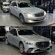 Buy Now CONVERSION BODY KIT for MERCEDES-BENZ W221 2006 - 2013 UPGRADE to W223 2020 - 2024 and upgrade car parts from SIR Tuning at the Best Price. Headlights, Tail lights, Bodykits, Navigations, body kit and more - Fast & Free Shipping within Europe, US & Worldwide.