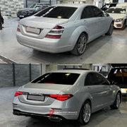 Buy Now CONVERSION BODY KIT for MERCEDES-BENZ W221 2006 - 2013 UPGRADE to W223 2020 - 2024 and upgrade car parts from SIR Tuning at the Best Price. Headlights, Tail lights, Bodykits, Navigations, body kit and more - Fast & Free Shipping within Europe, US & Worldwide.