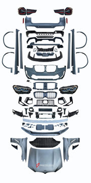 Buy Now CONVERSION BODY KIT for BMW X3 F25 2011 - 2017 to UPGRADE X3M F97 G01 LCI 2021+ FACELIFT and upgrade car parts from SIR Tuning at the Best Price. Headlights, Tail lights, Bodykits, Navigations, body kit and more - Fast & Free Shipping within Europe, US & Worldwide.