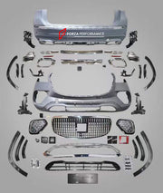 Buy Now CONVERSION BODY KIT for MERCEDES-BENZ GLS X167 2020+ UPGRADE to GLS 600 MAYBACH 2024 FACELIFT and upgrade car parts from SIR Tuning at the Best Price. Headlights, Tail lights, Bodykits, Navigations, body kit and more - Fast & Free Shipping within Europe, US & Worldwide.