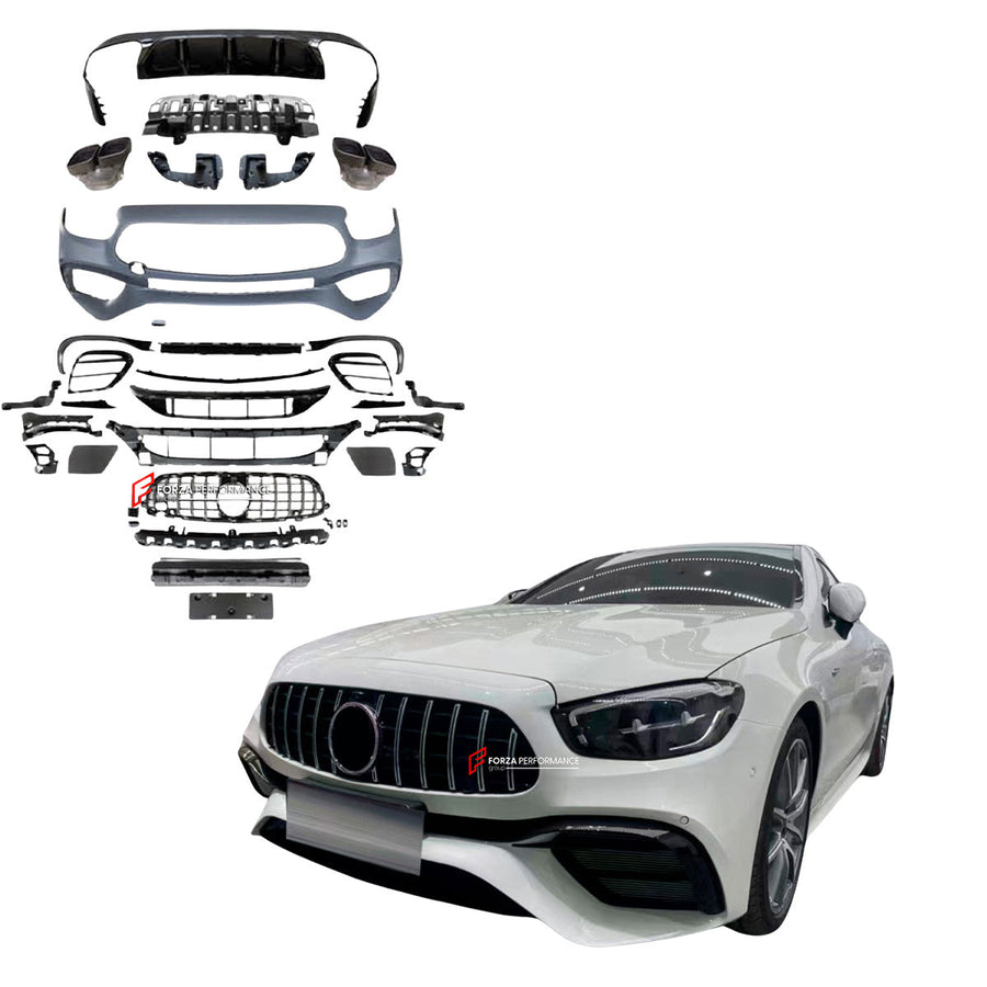 Buy Now CONVERSION BODY KIT for MERCEDES-BENZ E-CLASS E200 E300 E400 C238 COUPE AMG LINE 2020+ to E63 COUPE and upgrade car parts from SIR Tuning at the Best Price. Headlights, Tail lights, Bodykits, Navigations, body kit and more - Fast & Free Shipping within Europe, US & Worldwide.