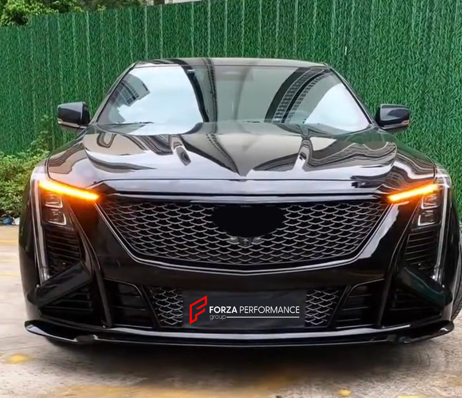 Buy Now FRONT BUMPER for CADILLAC CT5 FACELIFT 2024+ and upgrade car parts from SIR Tuning at the Best Price. Headlights, Tail lights, Bodykits, Navigations, body kit and more - Fast & Free Shipping within Europe, US & Worldwide.