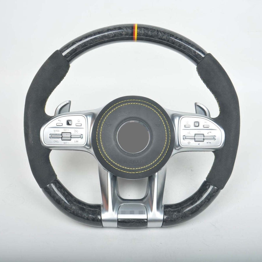 Buy Now CUSTOM STEERING WHEEL for MERCEDES-BENZ C-CLASS C238 and upgrade car parts from SIR Tuning at the Best Price. Headlights, Tail lights, Bodykits, Navigations, steering wheel and more - Fast & Free Shipping within Europe, US & Worldwide.