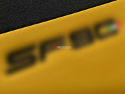 Buy Now CUSTOM FLOOR MATS CARPETS for FERRARI SF90 STRADALE LEATHER NYLON VELOUR ALCANTARA and upgrade car parts from SIR Tuning at the Best Price. Headlights, Tail lights, Bodykits, Navigations, body kit and more - Fast & Free Shipping within Europe, US & Worldwide.