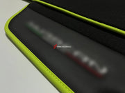 Buy Now CUSTOM FLOOR MATS CARPETS for LAMBORGHINI HURACAN LEATHER NYLON VELOUR ALCANTARA and upgrade car parts from SIR Tuning at the Best Price. Headlights, Tail lights, Bodykits, Navigations, body kit and more - Fast & Free Shipping within Europe, US & Worldwide.
