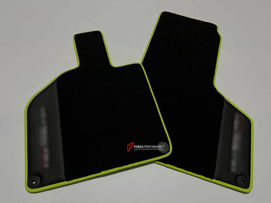 Buy Now CUSTOM FLOOR MATS CARPETS for LAMBORGHINI HURACAN LEATHER NYLON VELOUR ALCANTARA and upgrade car parts from SIR Tuning at the Best Price. Headlights, Tail lights, Bodykits, Navigations, body kit and more - Fast & Free Shipping within Europe, US & Worldwide.