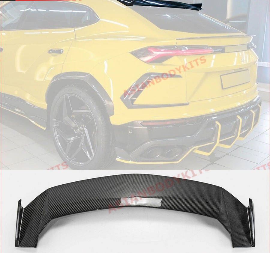 Buy Now CARBON FIBER ROOF SPOILER for LAMBORGHINI URUS SUV 2018 - 2022 and upgrade car parts from SIR Tuning at the Best Price. Headlights, Tail lights, Bodykits, Navigations, body kit and more - Fast & Free Shipping within Europe, US & Worldwide.