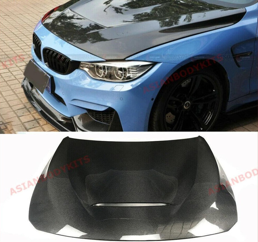 Buy Now DRY CARBON FIBER HOOD BONNET for BMW M3 F80 M4 F82 F83 2014 - 2020 and upgrade car parts from SIR Tuning at the Best Price. Headlights, Tail lights, Bodykits, Navigations, body kit and more - Fast & Free Shipping within Europe, US & Worldwide.