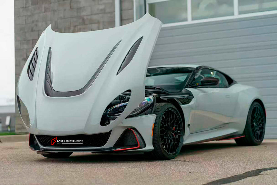 Buy Now DRY CARBON HOOD for ASTON MARTIN DBS 770 ULTIMATE 2023+ and upgrade car parts from SIR Tuning at the Best Price. Headlights, Tail lights, Bodykits, Navigations, body kit and more - Fast & Free Shipping within Europe, US & Worldwide.