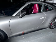 Buy Now DRY CARBON SIDE SKIRTS for PORSCHE 911 991 CARRERA S C2S NARROW BODY 2011 - 2020 and upgrade car parts from SIR Tuning at the Best Price. Headlights, Tail lights, Bodykits, Navigations, body kit and more - Fast & Free Shipping within Europe, US & Worldwide.