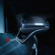 Buy Now DRY CARBON FIBER SIDE MIRROR COVERS REPLACEMENT for PORSCHE 718 982 CAYMAN BOXSTER 2016+ and upgrade car parts from SIR Tuning at the Best Price. Headlights, Tail lights, Bodykits, Navigations, body kit and more - Fast & Free Shipping within Europe, US & Worldwide.