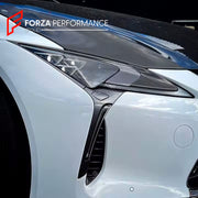 Buy Now DRY CARBON HEADLIGHT COVERS for LEXUS LC500 LC500H 2017 - 2019 and upgrade car parts from SIR Tuning at the Best Price. Headlights, Tail lights, Bodykits, Navigations, Carbon body kit and more - Fast & Free Shipping within Europe, US & Worldwide.