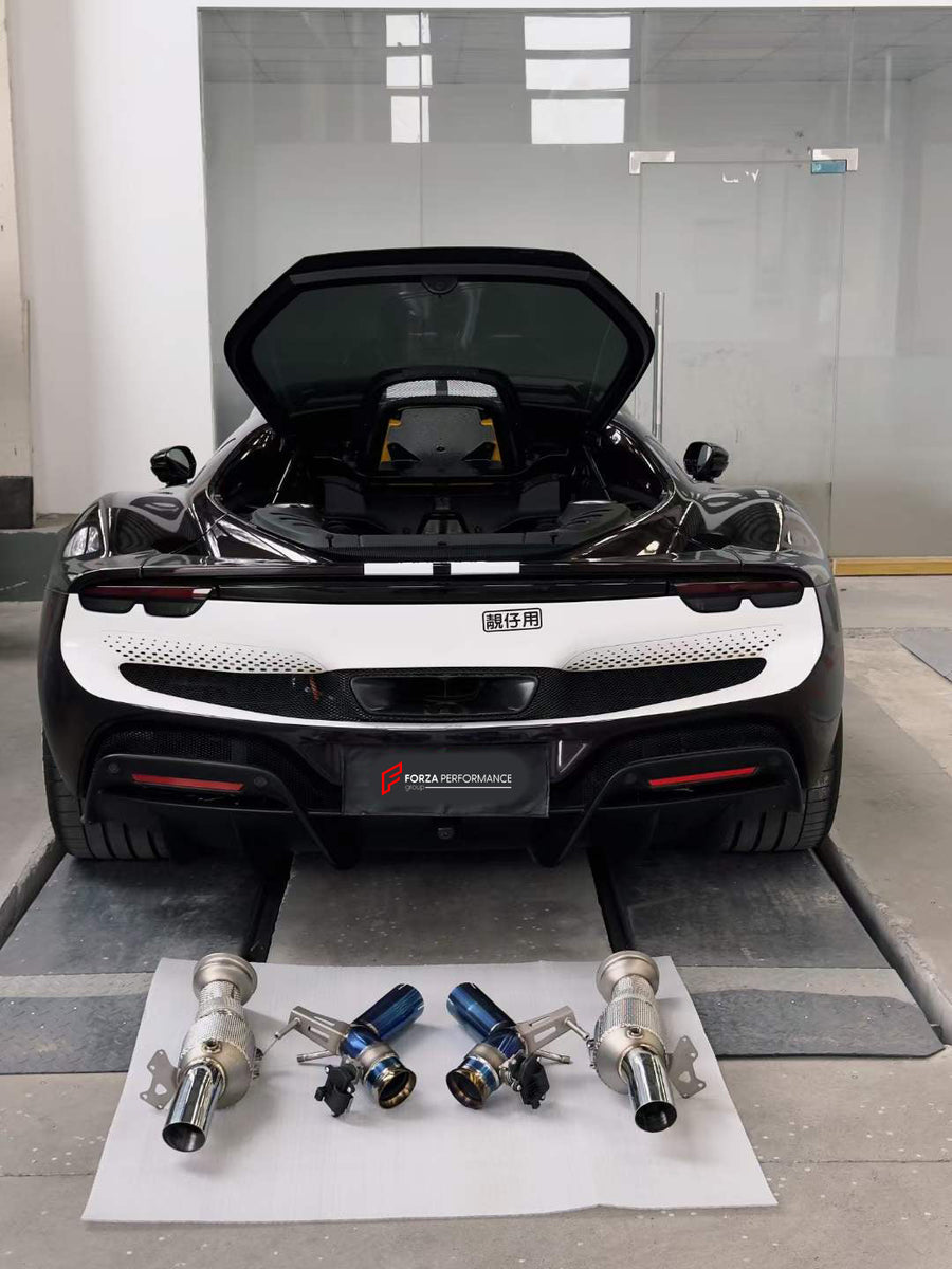 Buy Now EXHAUST BYPASS SYSTEM for FERRARI 296 GTB GTS 3.0T and upgrade car parts from SIR Tuning at the Best Price. Headlights, Tail lights, Bodykits, Navigations, Exhaust system and more - Fast & Free Shipping within Europe, US & Worldwide.
