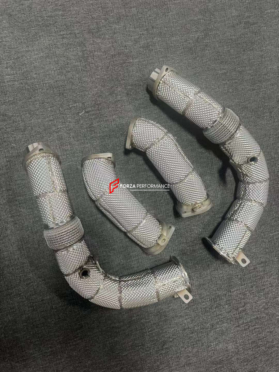 Buy Now EXHAUST CATLESS DOWNPIPE for BMW X5M F95, X6M F96 4.4T and upgrade car parts from SIR Tuning at the Best Price. Headlights, Tail lights, Bodykits, Navigations, Exhaust system and more - Fast & Free Shipping within Europe, US & Worldwide.