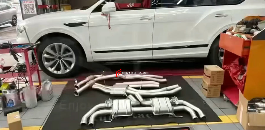 Buy Now EXHAUST SYSTEM for BENTLEY BENTAYGA PL71 FACELIFT 4.0T 2020+ and upgrade car parts from SIR Tuning at the Best Price. Headlights, Tail lights, Bodykits, Navigations, Exhaust system and more - Fast & Free Shipping within Europe, US & Worldwide.