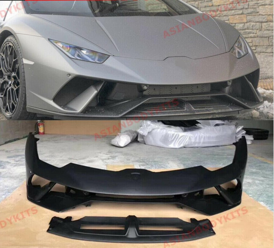 Buy Now FRONT BUMPER COVER for LAMBORGHINI HURACAN LP610 LP580 COUPE SPYDER 2014 - 2019 PERFORMANTE and upgrade car parts from SIR Tuning at the Best Price. Headlights, Tail lights, Bodykits, Navigations, body kit and more - Fast & Free Shipping within Europe, US & Worldwide.