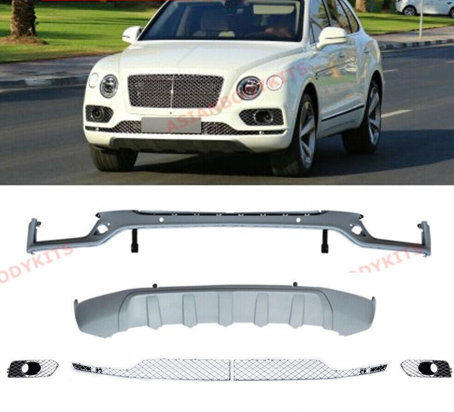 Buy Now FRONT BUMPER ASSEMBLY for BENTLEY BENTAYGA SUV 2015 - 2020 and upgrade car parts from SIR Tuning at the Best Price. Headlights, Tail lights, Bodykits, Navigations, body kit and more - Fast & Free Shipping within Europe, US & Worldwide.
