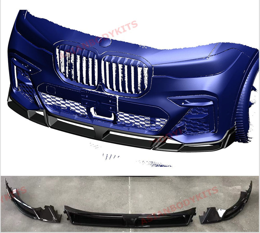 Buy Now FRONT LIP FOR BMW X7 G07 2018+ (Plastic) and upgrade car parts from SIR Tuning at the Best Price. Headlights, Tail lights, Bodykits, Navigations, body kit and more - Fast & Free Shipping within Europe, US & Worldwide.