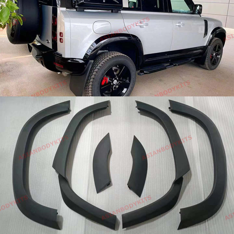 Buy Now FRONT REAR WIDE FENDER FLARES for LAND ROVER DEFENDER 110 L663 2020+ (UNPAINTED) and upgrade car parts from SIR Tuning at the Best Price. Headlights, Tail lights, Bodykits, Navigations, body kit and more - Fast & Free Shipping within Europe, US & Worldwide.