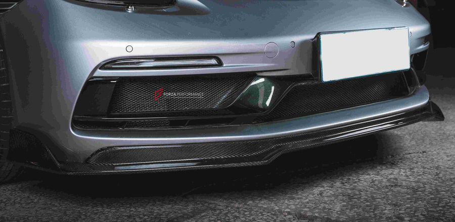 Buy Now CARBON FRONT LIP AND REAR DIFFUSER for PORSCHE 718 982 BOXSTER CAYMAN 2016+ and upgrade car parts from SIR Tuning at the Best Price. Headlights, Tail lights, Bodykits, Navigations, Carbon body kit and more - Fast & Free Shipping within Europe, US & Worldwide.