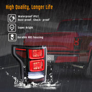 Buy Now Full LED Tail Lights for Ford F150 2015 - 2020 Clear red and upgrade car parts from SIR Tuning at the Best Price. Headlights, Tail lights, Bodykits, Navigations, Automotive Taillight Assemblies and more - Fast & Free Shipping within Europe, US & Worldwide.