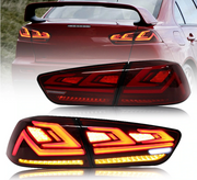 Buy Now 08-17 Mitsubishi Lancer & EVO X Vland III LED Tail Lights With Dynamic Welcome Lighting and upgrade car parts from SIR Tuning at the Best Price. Headlights, Tail lights, Bodykits, Navigations, Tail lights and more - Fast & Free Shipping within Europe, US & Worldwide.
