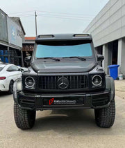 Buy Now FRONT ROOF LED BAR with REAR SPOILER for Mercedes G Class 2018 - 2024 and upgrade car parts from SIR Tuning at the Best Price. Headlights, Tail lights, Bodykits, Navigations, body kit and more - Fast & Free Shipping within Europe, US & Worldwide.