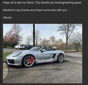 Buy Now 20 21 INCH FORGED WHEELS RIMS for PORSCHE 981 BOXSTER GTS 2015 and upgrade car parts from SIR Tuning at the Best Price. Headlights, Tail lights, Bodykits, Navigations, wheels and more - Fast & Free Shipping within Europe, US & Worldwide.