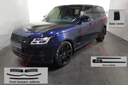 Buy Now Gloss black painted trim kit for Range Rover Vogue L405 facelift 2018+ and upgrade car parts from SIR Tuning at the Best Price. Headlights, Tail lights, Bodykits, Navigations, Carbon body kit and more - Fast & Free Shipping within Europe, US & Worldwide.