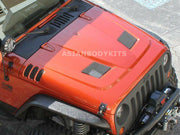 Buy Now VENTED HOOD BONNET for JEEP WRANGLER JK 2007 - 2017 and upgrade car parts from SIR Tuning at the Best Price. Headlights, Tail lights, Bodykits, Navigations, body kit and more - Fast & Free Shipping within Europe, US & Worldwide.