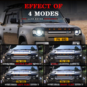 Buy Now HOOD DEFLECTOR GUARD SHIELD with LED for LAND ROVER DEFENDER 90 110 L663 2020+ and upgrade car parts from SIR Tuning at the Best Price. Headlights, Tail lights, Bodykits, Navigations, body kit and more - Fast & Free Shipping within Europe, US & Worldwide.