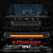 Buy Now HOOD DEFLECTOR GUARD SHIELD with LED for LAND ROVER DEFENDER 90 110 L663 2020+ and upgrade car parts from SIR Tuning at the Best Price. Headlights, Tail lights, Bodykits, Navigations, body kit and more - Fast & Free Shipping within Europe, US & Worldwide.
