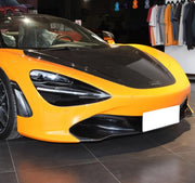 Buy Now DRY CARBON FIBER REPLACEMENT HOOD BONNET for MCLAREN 720S 2017 - 2023 and upgrade car parts from SIR Tuning at the Best Price. Headlights, Tail lights, Bodykits, Navigations, Carbon body kit and more - Fast & Free Shipping within Europe, US & Worldwide.