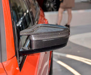 Buy Now CARBON FIBER SIDE MIRROR COVER FOR BMW M3 G80 M4 G82 2020+ and upgrade car parts from SIR Tuning at the Best Price. Headlights, Tail lights, Bodykits, Navigations, body kit and more - Fast & Free Shipping within Europe, US & Worldwide.
