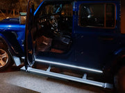 Buy Now Side Step Running Boards Nerf Bars with LED for Jeep Wrangler JL 2018+ (5 doors) and upgrade car parts from SIR Tuning at the Best Price. Headlights, Tail lights, Bodykits, Navigations, body kit and more - Fast & Free Shipping within Europe, US & Worldwide.