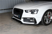 Buy Now KARBEL CARBON DRY CARBON FRONT BUMPER UPPER VALENCES for AUDI A5 S LINE S5 2012 - 2016 8.5T and upgrade car parts from SIR Tuning at the Best Price. Headlights, Tail lights, Bodykits, Navigations, Body Trim and more - Fast & Free Shipping within Europe, US & Worldwide.