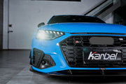 Buy Now KARBEL CARBON DRY CARBON FRONT BUMPER TOP TRIM for AUDI S4 A4 S LINE B9.5 2020+ and upgrade car parts from SIR Tuning at the Best Price. Headlights, Tail lights, Bodykits, Navigations, Front Bumper and more - Fast & Free Shipping within Europe, US & Worldwide.