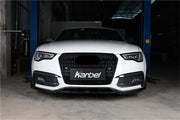 Buy Now KARBEL CARBON DRY CARBON FRONT BUMPER UPPER VALENCES for AUDI A5 S LINE S5 2012 - 2016 8.5T and upgrade car parts from SIR Tuning at the Best Price. Headlights, Tail lights, Bodykits, Navigations, Body Trim and more - Fast & Free Shipping within Europe, US & Worldwide.